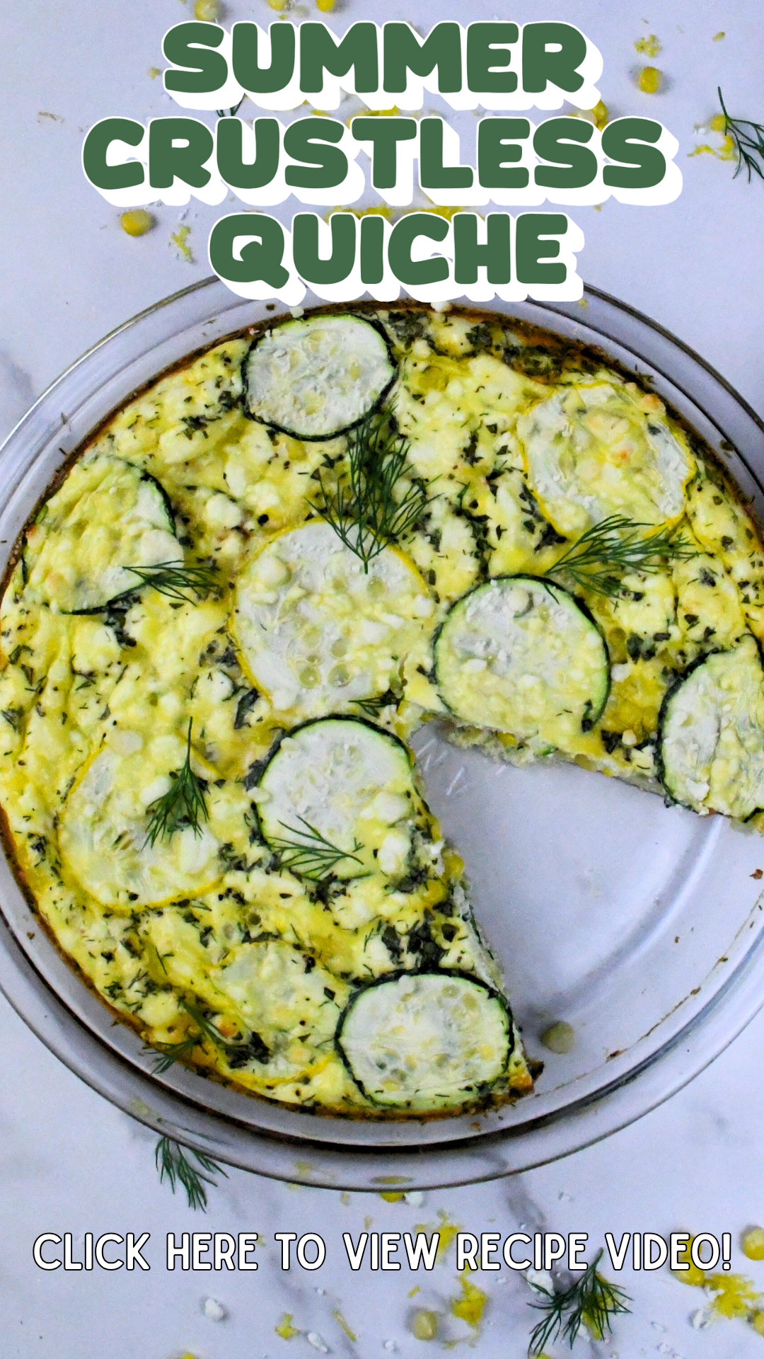 Summer Crustless Quiche 